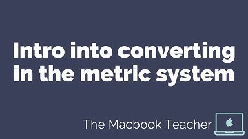 Intro into converting in the metric system