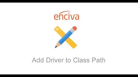 Add Oracle Driver to ClassPath