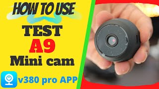 Mini Camera WIFI A9 IP Cam User Manual APP Setup