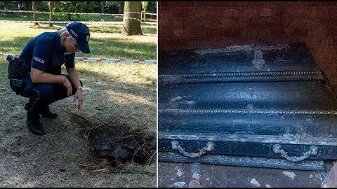 Zapadła się ziemia, odkryto groby sprzed ponad 100 lat