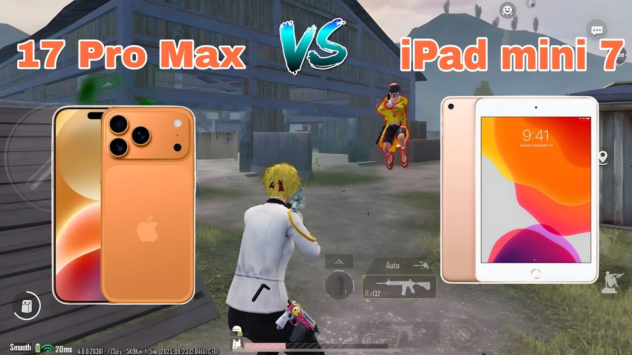 iPhone 17 Pro Max 🔥VS iPad Mini 7 TDM Gameplay😍 Which Device is better ? 