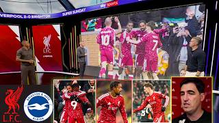 Liverpool vs Brighton 2-0 Alexander Isak, Wirtz & Barcola on fire🔥|Iraola & Jamie Carragher reaction