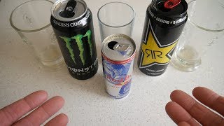 Full Energy Drink Taste Test | Red Bull, Rockstar, Monster News