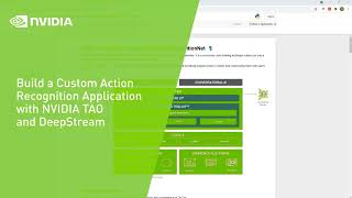 Build a Custom Action-Recognition Application with NVIDIA TAO and DeepStream