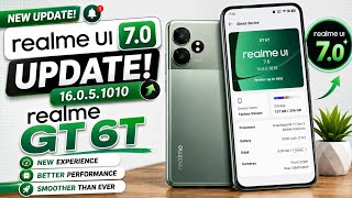 Realme GT 6T Realme UI 7.0 Update 10+ Amazing Features | Android 16 Update | Realme GT 6 New Update🔥