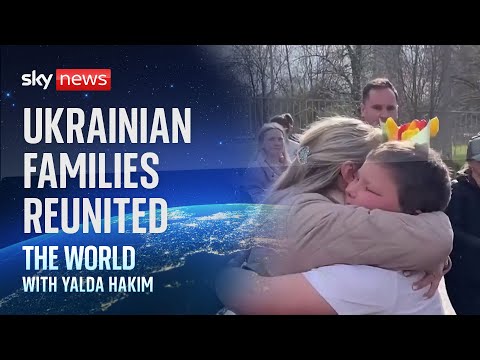 Ukrainian families reunited with help of Qatar - Ukraine war.