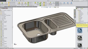 Solidworks Tutorials | Skecth Kitchen Sink In Solidworks