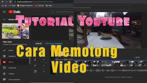 Cara Memotong Video Yang Sudah Di Upload di Youtube, Tanpa Harus hapus Video