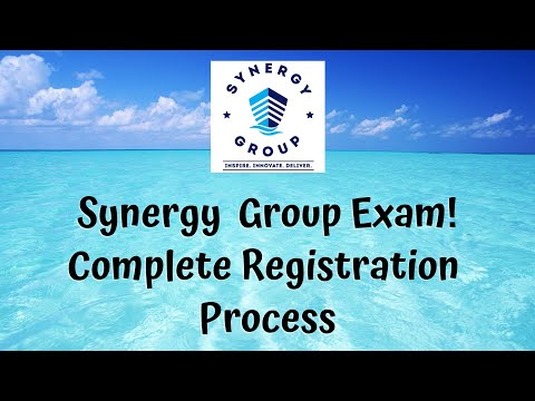 Synergy Marine Exam Complete Registration Process