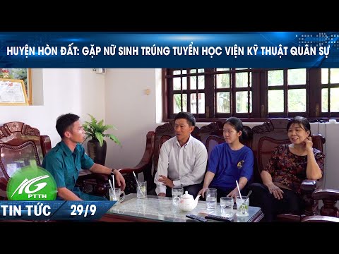 Video Huyện Hòn Đất: Gặp nữ sinh trúng tuyển Học viện Kỹ... - YouTube