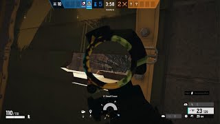 Double kill on r6 spawn peek