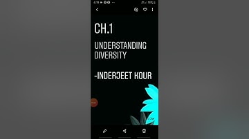 Class 6th Civics Chapter Understanding Diversity