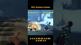 Zenitsu 50% Combo
