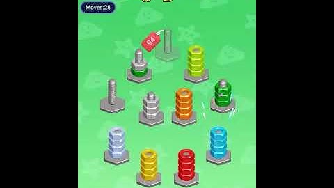 Nut Sort Puzzle Level 1801 - 1810 Walkthrough