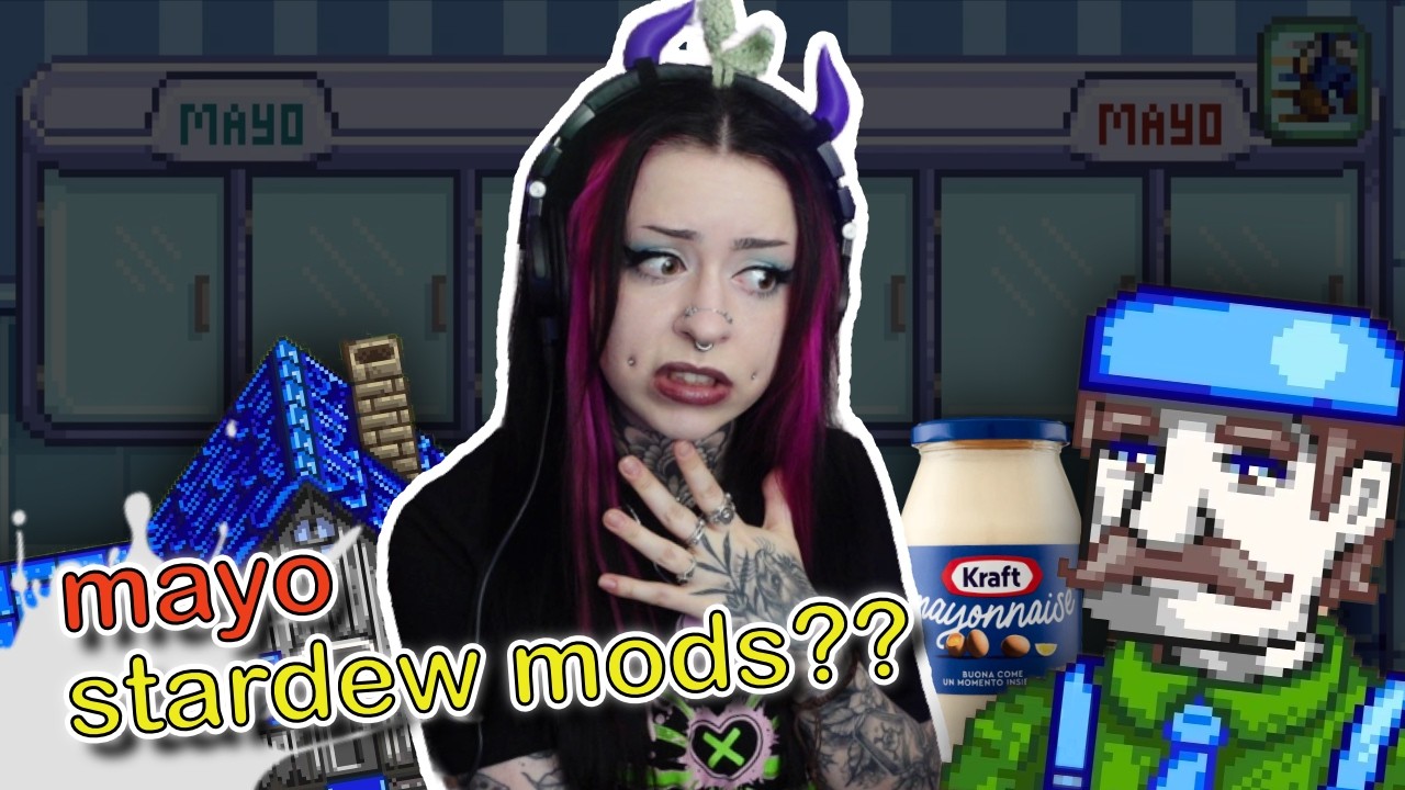 these mayonnaise stardew valley mods are CRAZY (+ i make my own)