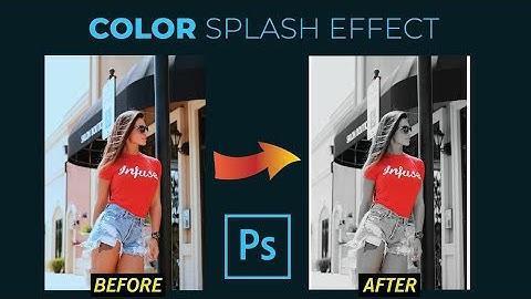 Adobe Photoshop CC Tutorial - Color Splash Effect (For Beginners) | dv DESIGNDESK