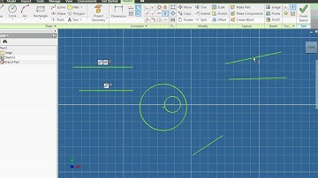Autodesk Inventor 2010: Lesson 4: Intro to constraints in an ipt part file sketch