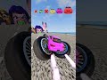 Big and Small Cars vs Flash X Zoey X Judy - BeamNG.drive #beamng #shorts
