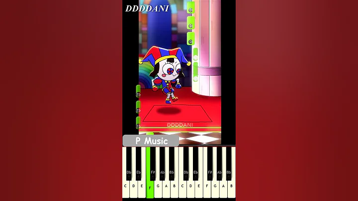 POMNI Slickback #shorts #digitalcircus #tadc Piano Tutorial