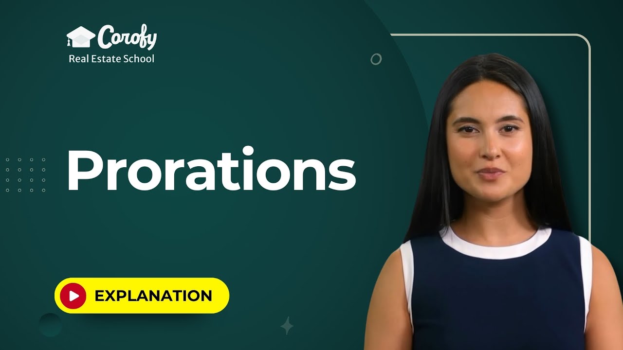 NY 77-Hour Pre-Licensing Course - CHAPTER 3: Prorations - YouTube