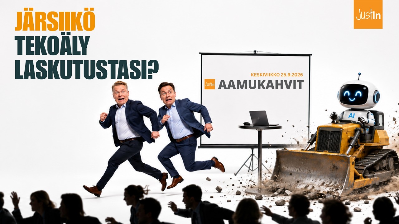 Justin Aamukahvit: Järsiikö tekoäly laskutustasi?