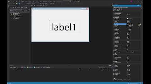 How to change label size in visual studio windows forms