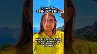 The Exact Sound to Stop Decision Fatigue | 528Hz + 7.83hz 🌊 #productivity #goldenratio