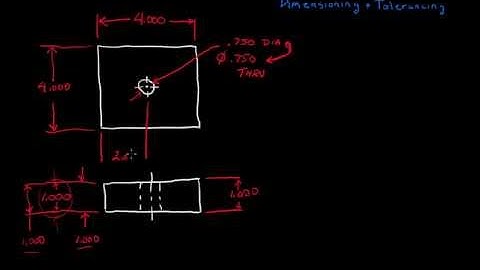 Blue Print Reading - intro to dimensioning