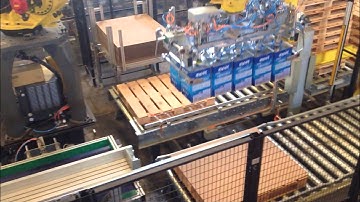 Flokontrol - Robotic Tin Palletizing System / Robotlu Teneke Paletleme Sistemi