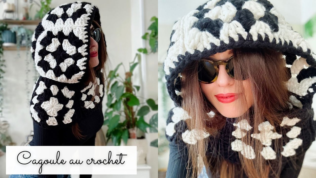 Comment faire une Cagoule Granny Square au crochet ? Balaclava Tuto