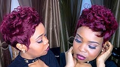 Full Sew In Weave Pixie Cut Start to Finish