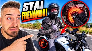 Ho fermato questo ragazzo prima che distruggesse il freno!