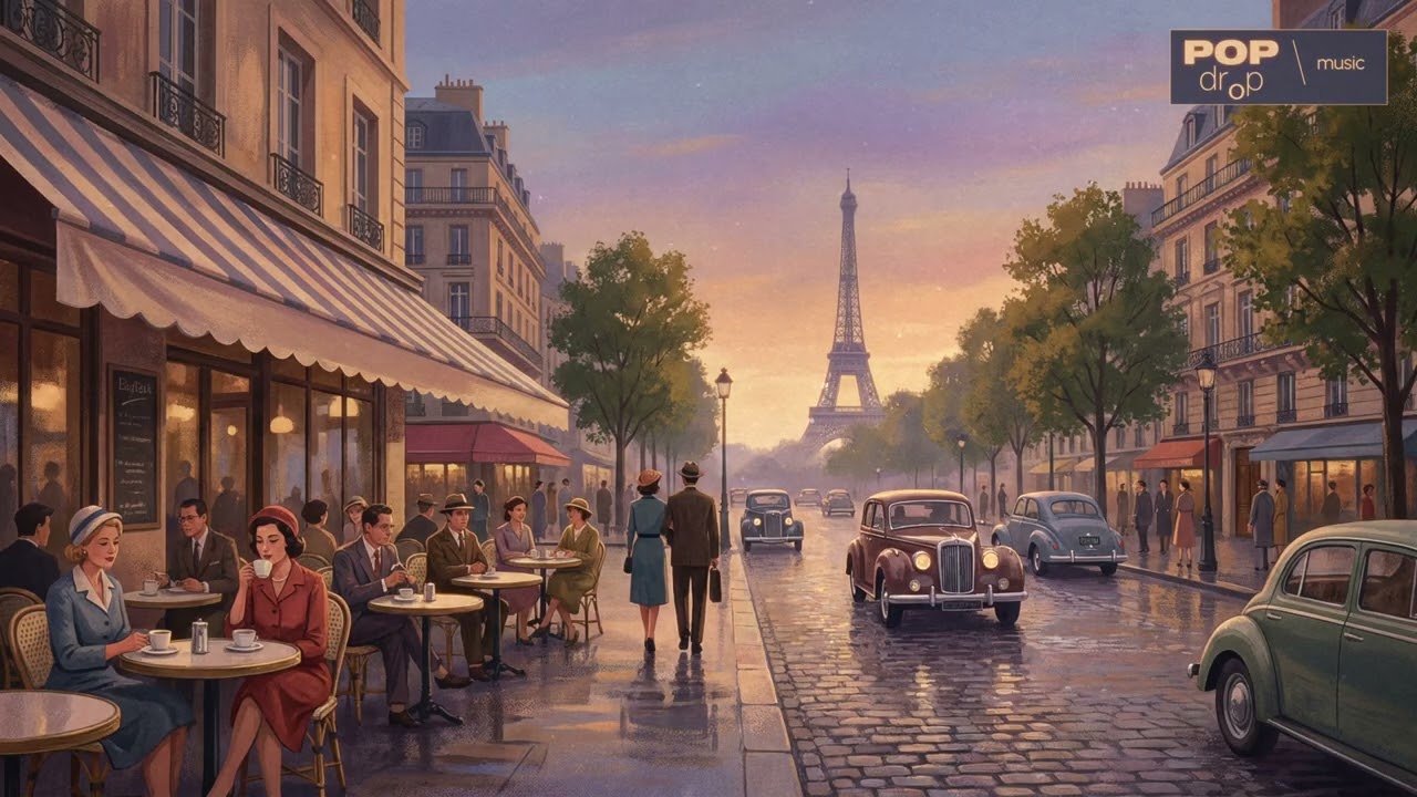 After the Rain in Paris ☕️ Cozy Lo-Fi Soul & City Pop [54 min]
