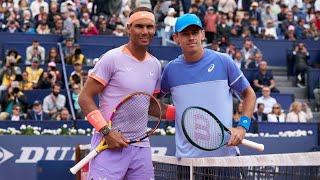 Rafael Nadal lost to Alex de Minaur in Barcelona open 2024 In his last match ?