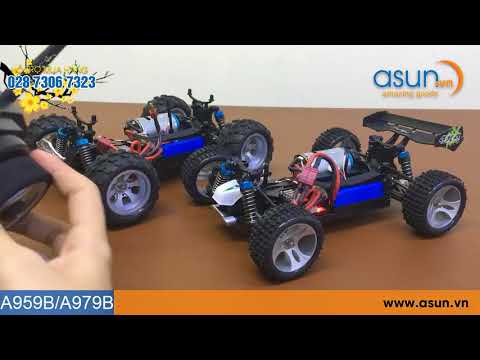 Video Xe Điều Khiển Từ Xa Tốc Độ Cao 70 km/h Wltoys A959B... - youtube