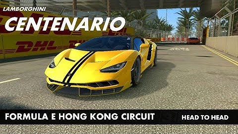 Lamborghini Centenario on track | Formula E Hong Kong Circuit | Real Racing 3 | HD