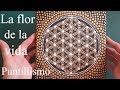 Como pintar mandalas con acrílicos #6 - La flor de la vida