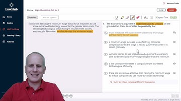 Identifying a Flaw in a LSAT Logical Reasoning Plan Using LawHub Logical Reasoning Drill Set 2