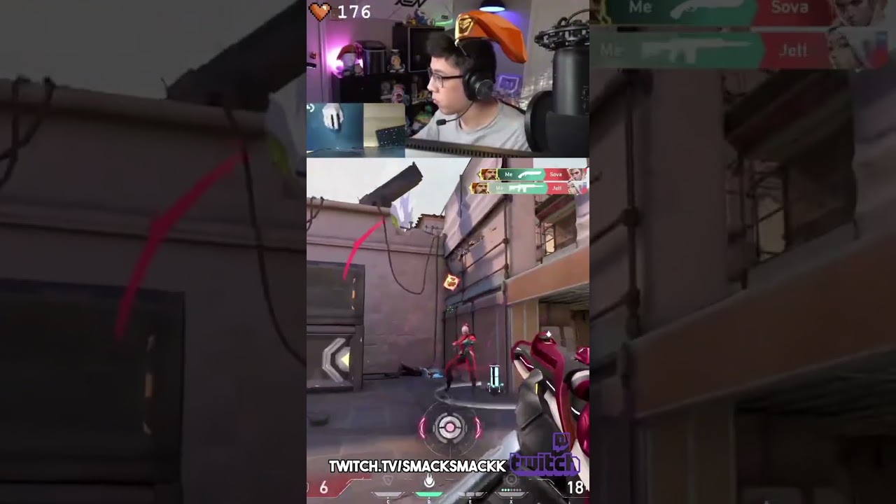 Clout on Social Media ≠ 360 the Streamer | Valorant #shorts