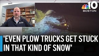 MassDOT official describes conditions during storm, work still ahead