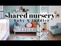 BABY & TODDLER SHARED BEDROOM TOUR 2019 | SHARED NURSERY | AD