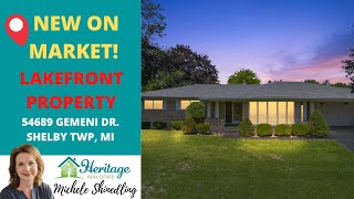 54689 Gemini Dr., Shelby Twp., MI Waterfront Home For Sale