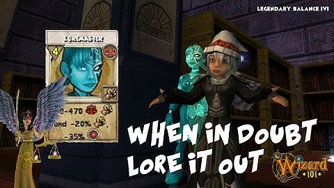 Wizard101: Legendary Balance 1v1 - "When In Doubt, Lore It Out"