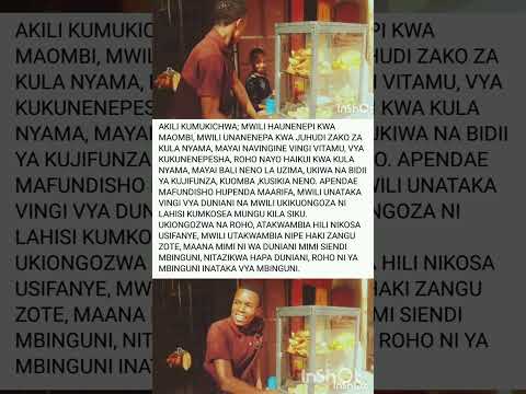 ROHO YA MBINGUNI MWILI WA DUNIANI SHETANI HAENDI MBINGUNI MUASI NAMCHUKIA