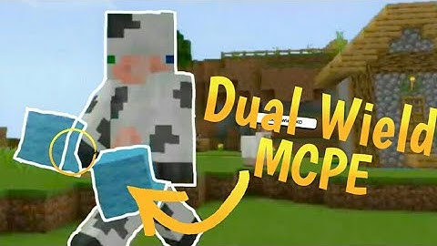 Minecraft | How to Dual Wield in MCPE/Bedrock Edition