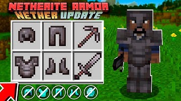 New NETHERITE Armor vs DIAMOND Armor! - Minecraft 1.16 Nether Update!