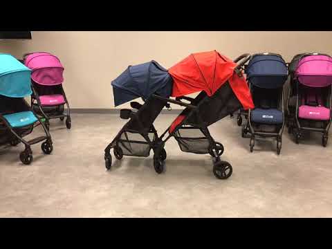 zoe tandem double stroller review