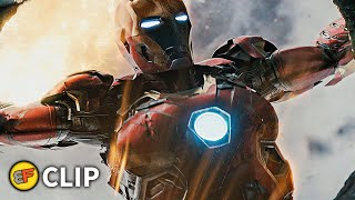 Iron Man & Thor Destroy Sokovia Meteor Scene | Avengers Age of Ultron (2015) Movie Clip HD 4K