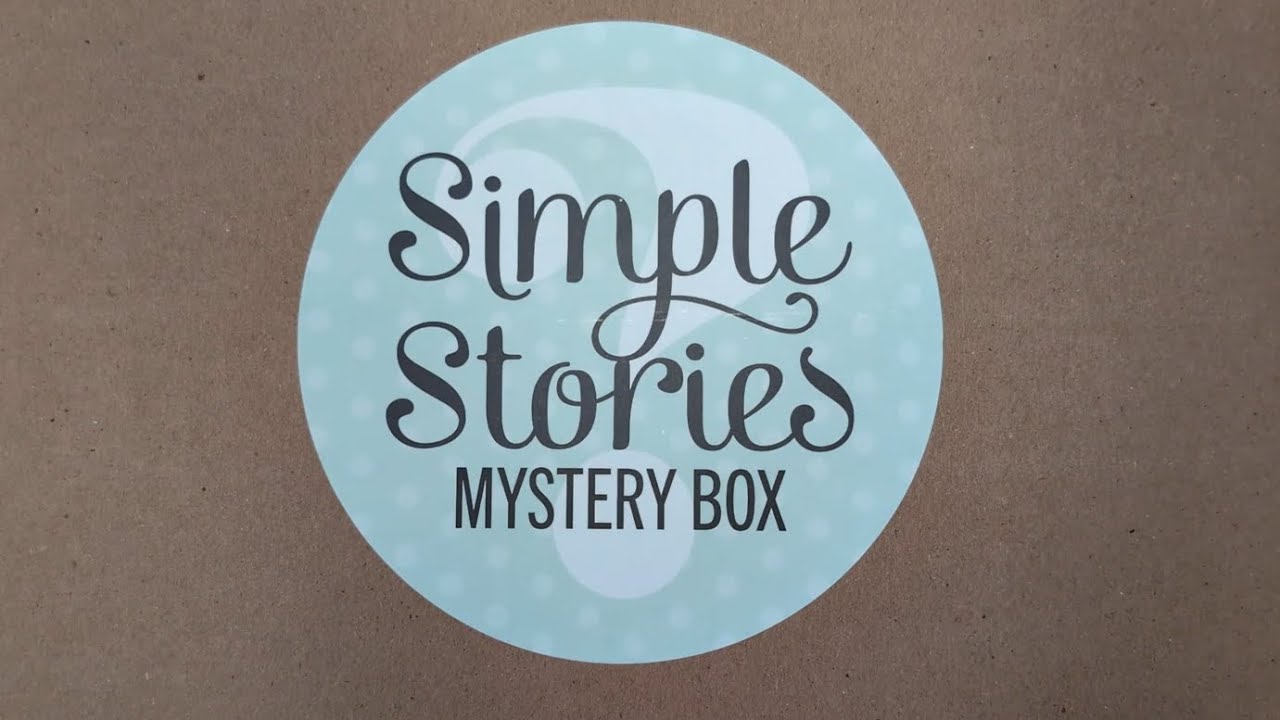 Распаковка таинственной коробки Simple Stories! Столько всего интересного! 