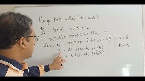 Runge-Kutta Method (2nd order),MAT306, Lec#10, Md.Akteruzzaman, Associate Professor, Dhaka College